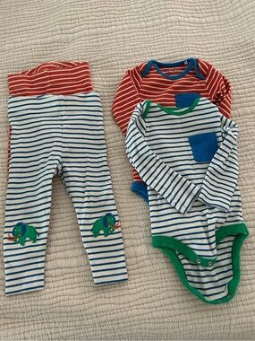 Baby Boden Matching Striped Shirts and Pants